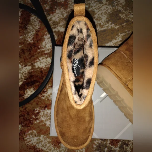 Xappeal Brown Ankle Winter Boots - Picture 2 of 4